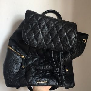 Vera Bradley Quilted Leather Backpack